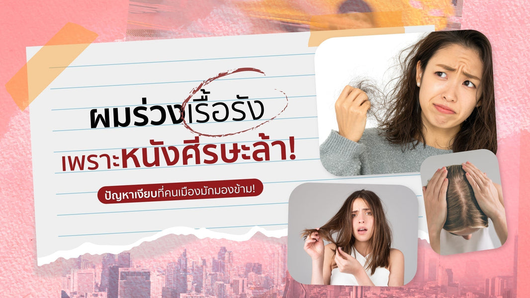 ผมร่วงไม่หยุดสักที? คุณอาจกำลังเจอ “ปัญหาหนังศีรษะแบบคนเมือง” โดยไม่รู้ตัว
