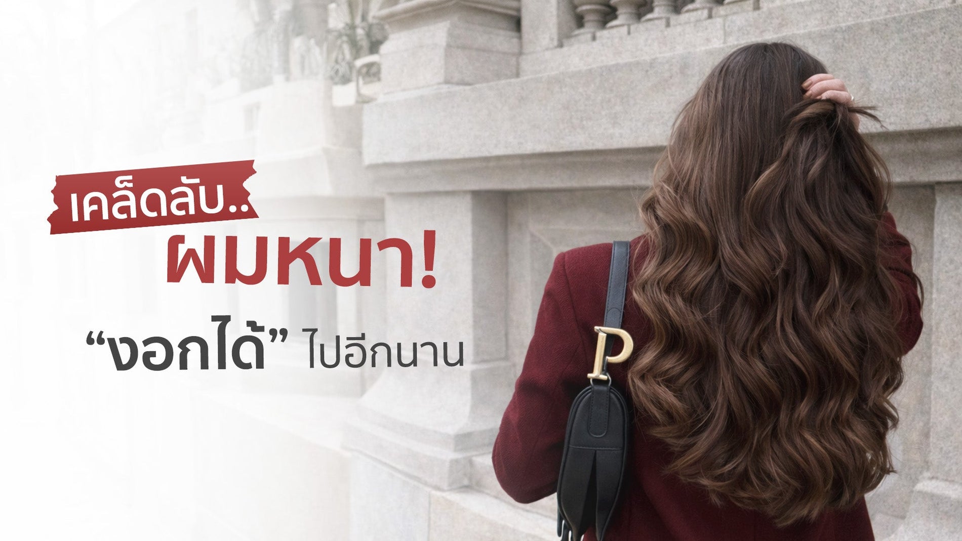 เคล็ดลับ...ผมหนา! “งอกได้” ไปอีกนาน